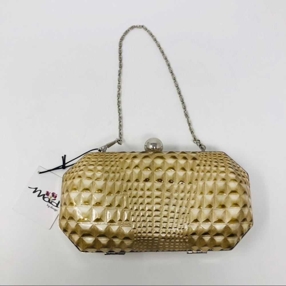 Mad By‎ Design Gold Clutch